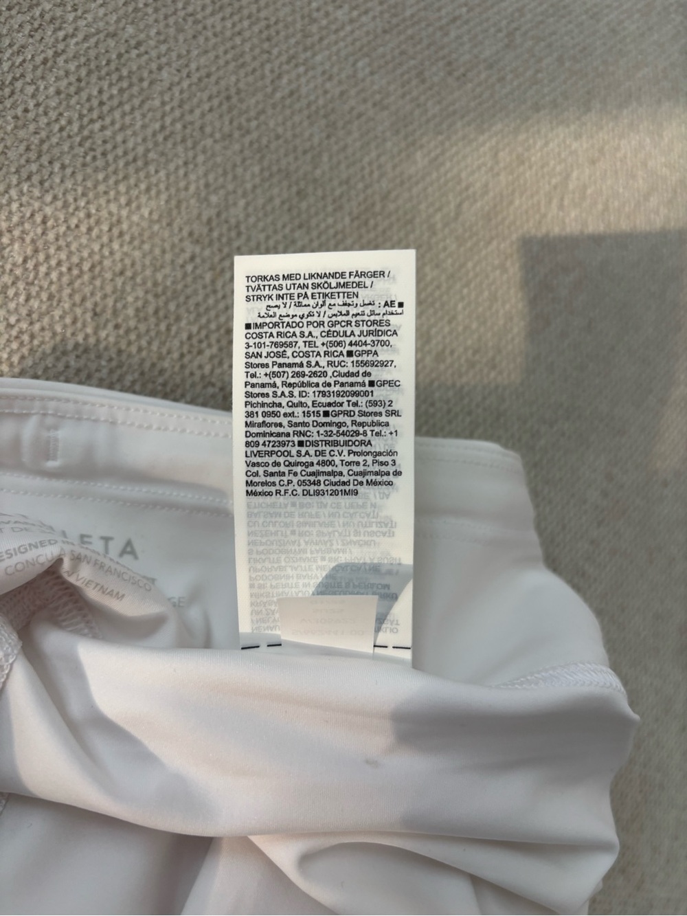 Athleta White Mini Skort with Flared Hem - Picture 8 of 8